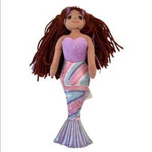 Aurora World Sea Sparkles Plush Mermaid Doll 6 Inches